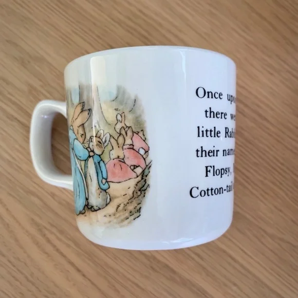 Vintage 1991 Wedgwood Peter Rabbit Mug by Frederick Warne & Co. - Picture 2 of 9